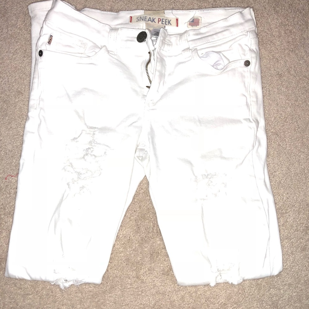White jeans